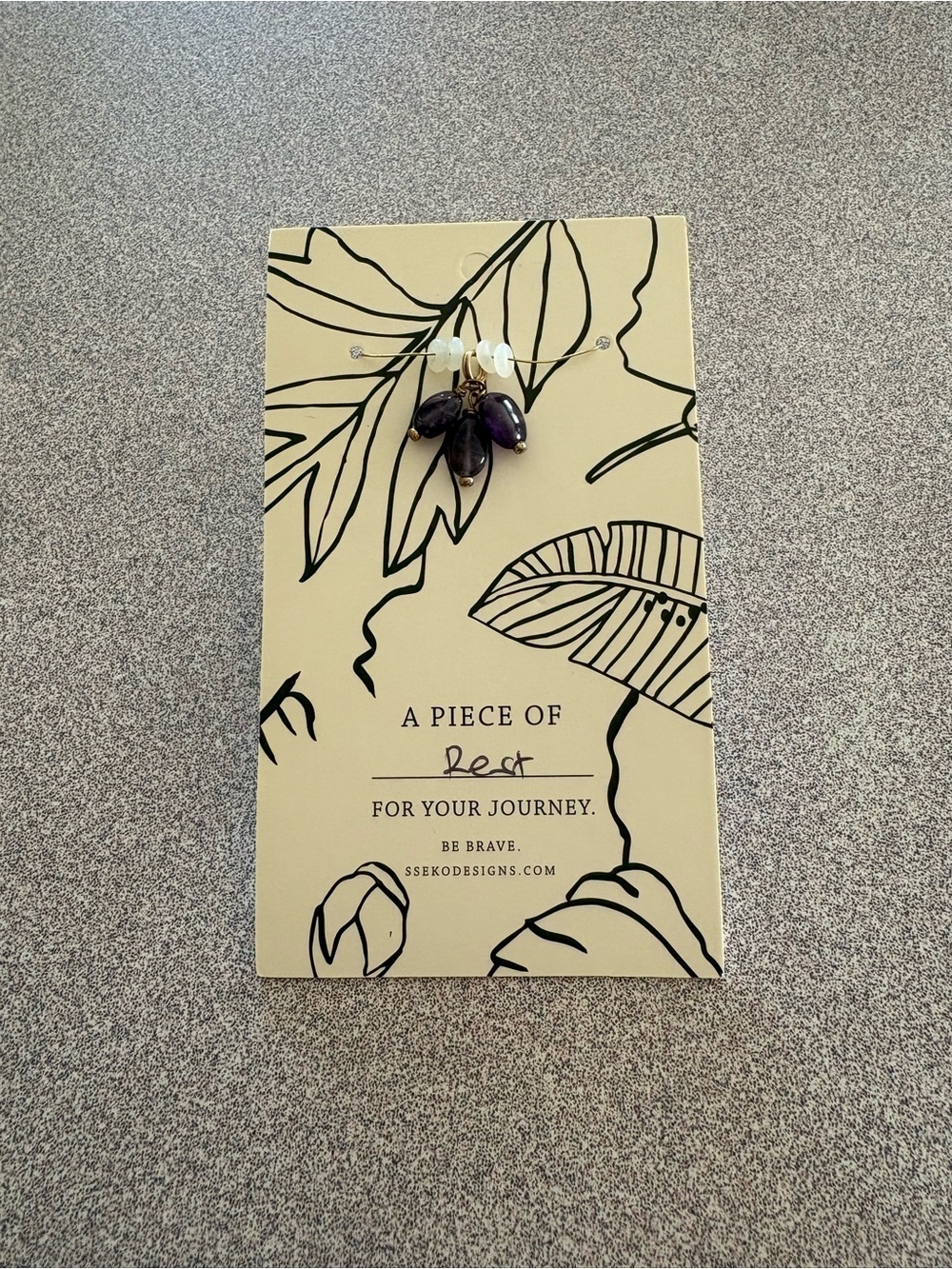 Sseko Rest Brave Charm